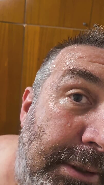 Silver Stepdaddy Boxer - POV Shadowboxing Naked
