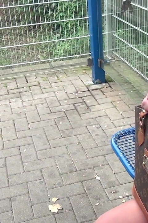 Seksi debeljuškasta plavuša pokupljena i analno jebana na otvorenom