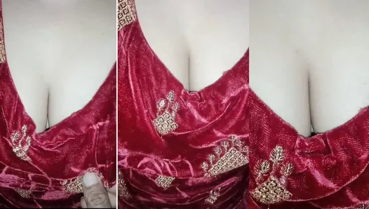 Tía paquistaní de grandes tetas con su novio, último video de sexo en vivo completo