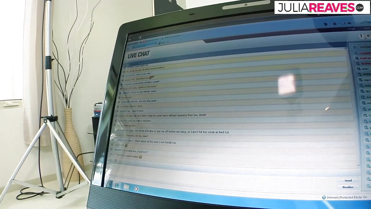 Met haar stiefbroer vóór de camera!