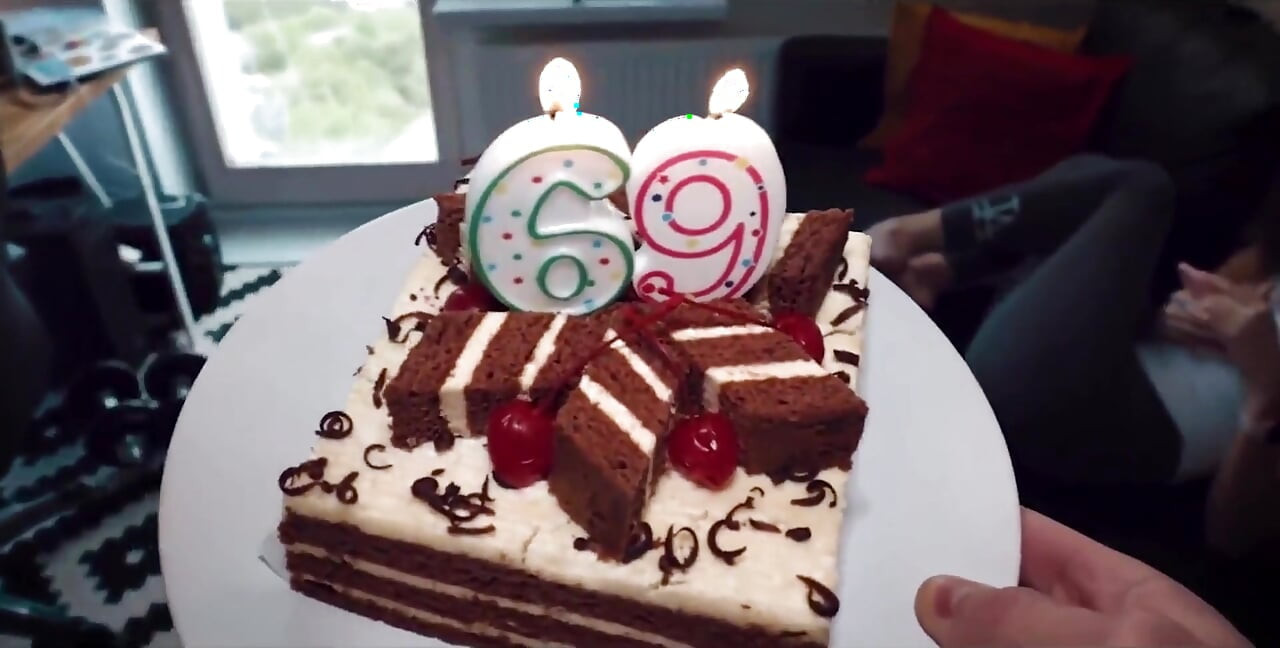 Step Sister Gets a Big Present for Her Birthday