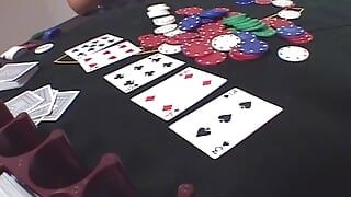 Anal fuck with magnificent brunette bitch after a poker party