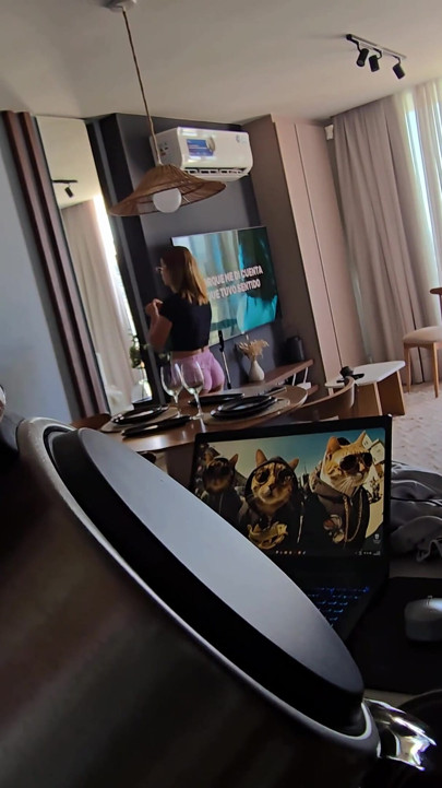 My Husband and I Had Fun in a Rented Apartment, Oral Sex on the Balcony Overlooking the Street, and Sex in the Bedroom.