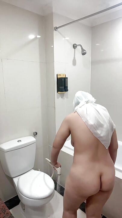 Black kebaya girl shaved hairy and armpit hair