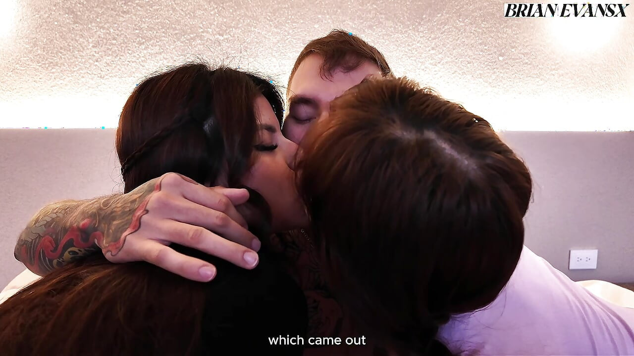 Hot threesome with two petite Peruvian stepsisters with tight pussies - Brian Evansx