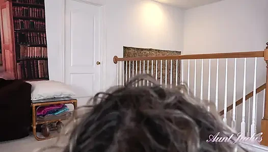 Auntjudys - Your Mature Step-stepmother Tia Gives You a Taboo Blowjob