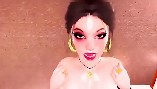 Tante seksi dengan toket besar ini dientot habis-habisan sama cowok dominan!