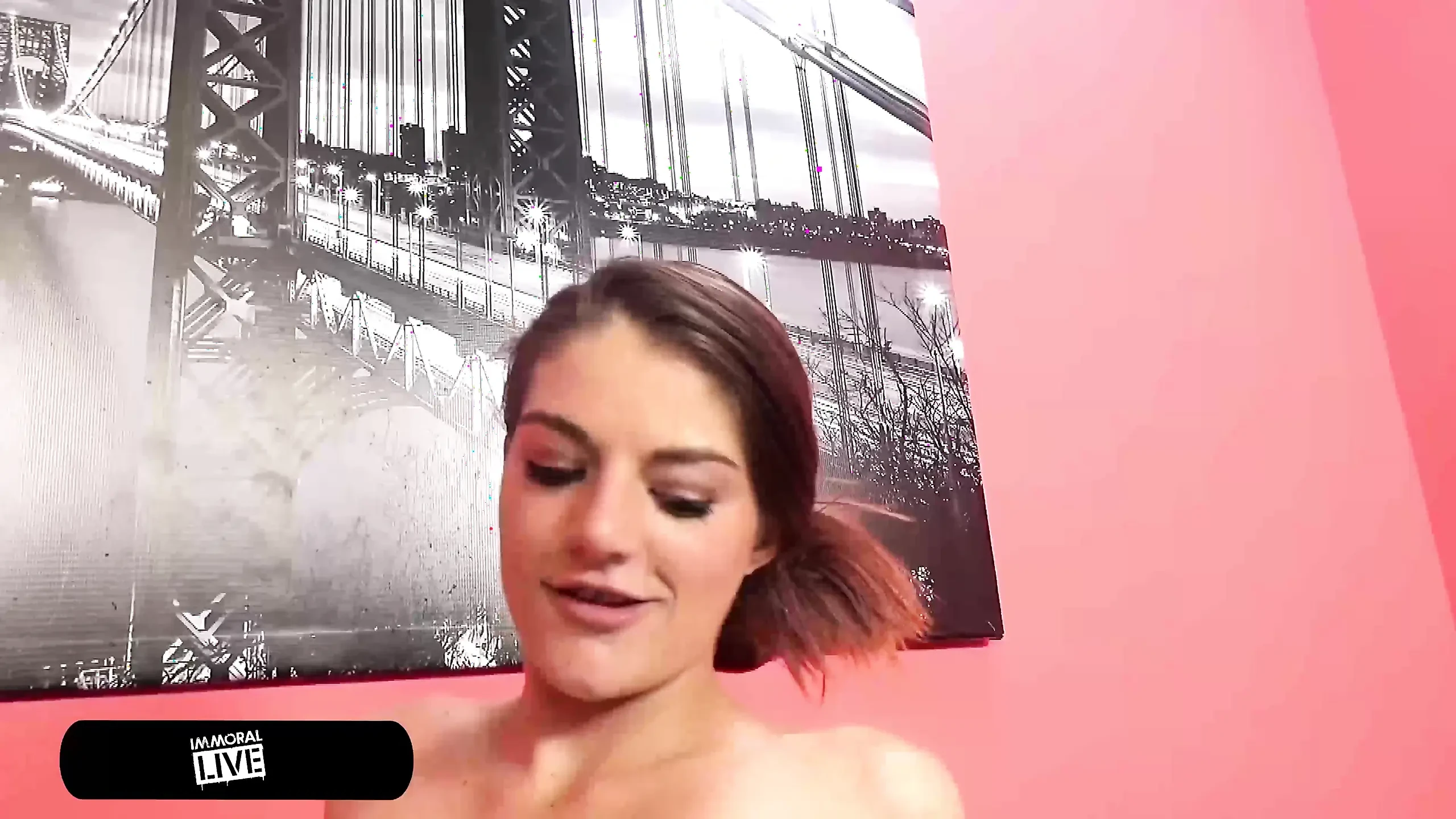 Haley engole a carga de Scott depois de uma sessão de foda intensa!