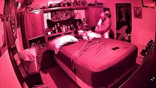 Had to be quiet, his stepmom was in the other room