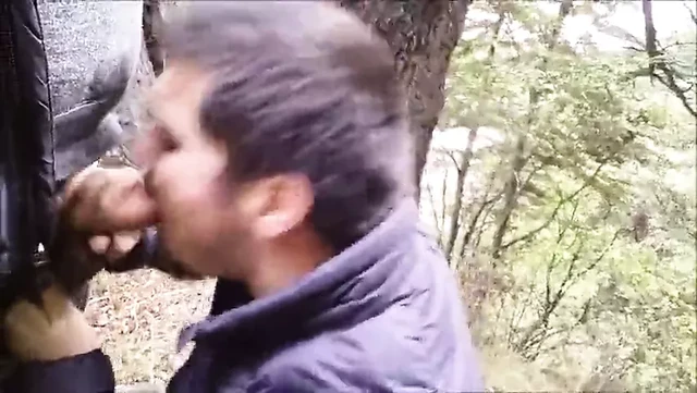 Sucking tourist cock in the track