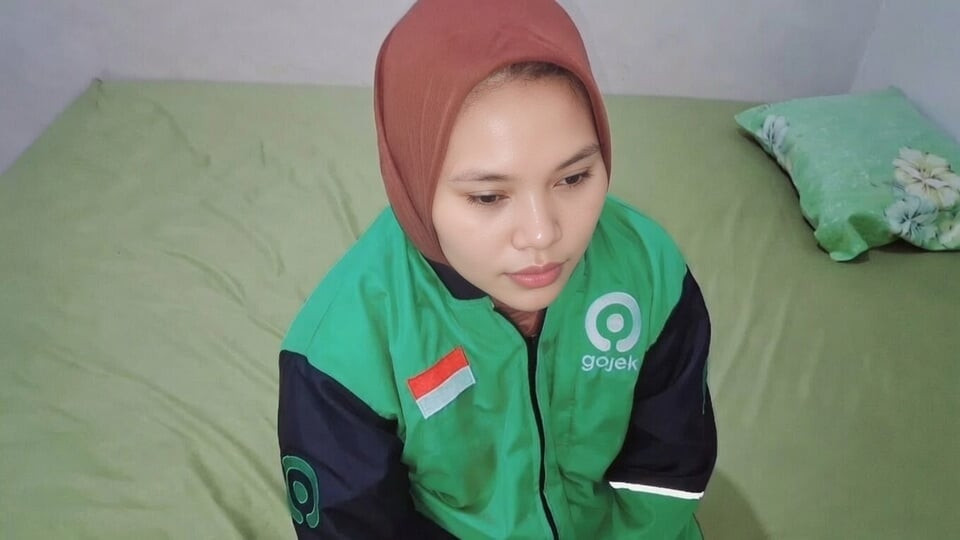 Hijab Motorcycle Taxi Driver Online Hijab Woman In Anal Sex And In Pass Fucking Pussy