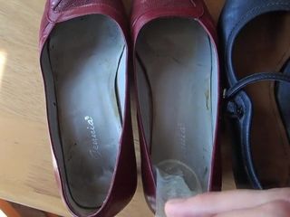Girlfriend's red heels