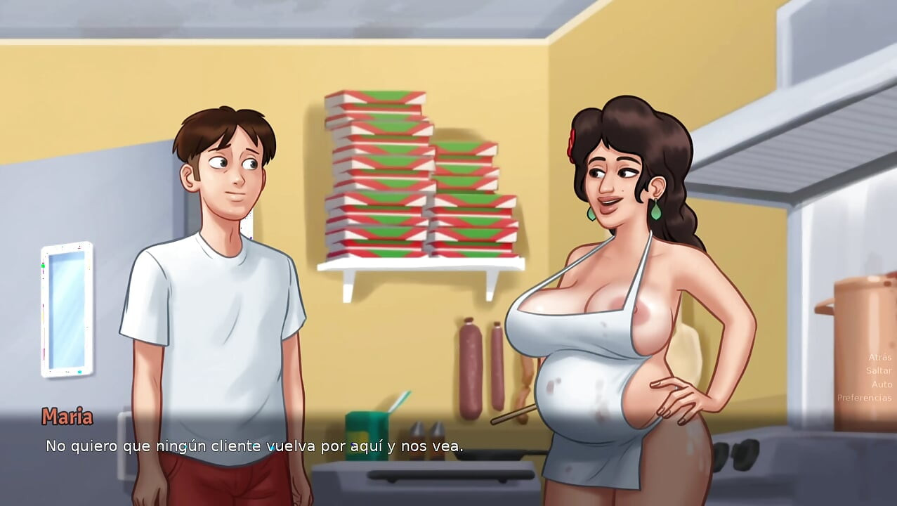 Fucking Pregnant Mature Milf, Pretty Hot - Summertime Saga