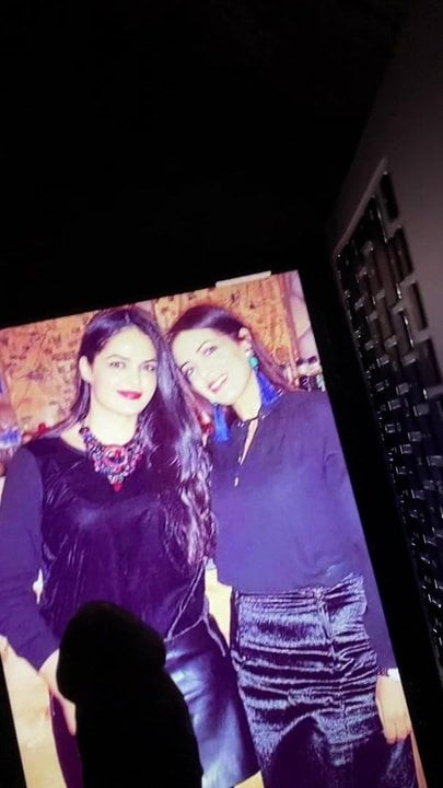 Cum tribute to beautiful lovely sisters