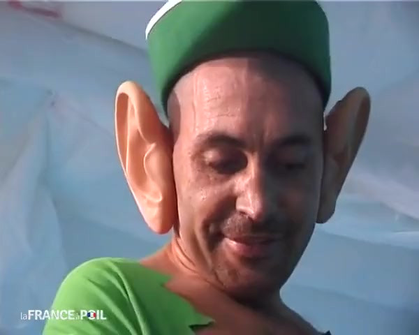 Two Vicious Leprechauns Hit a Human with Big Shells.