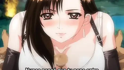 Sarcasticshovel392 präsentiert: Tifa Lockhart aus Final Fantasy VII erliegt einer intensiven, animeartigen Oralsex-Session mit englischen Untertiteln