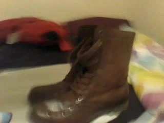 Cum for my roommate's boots