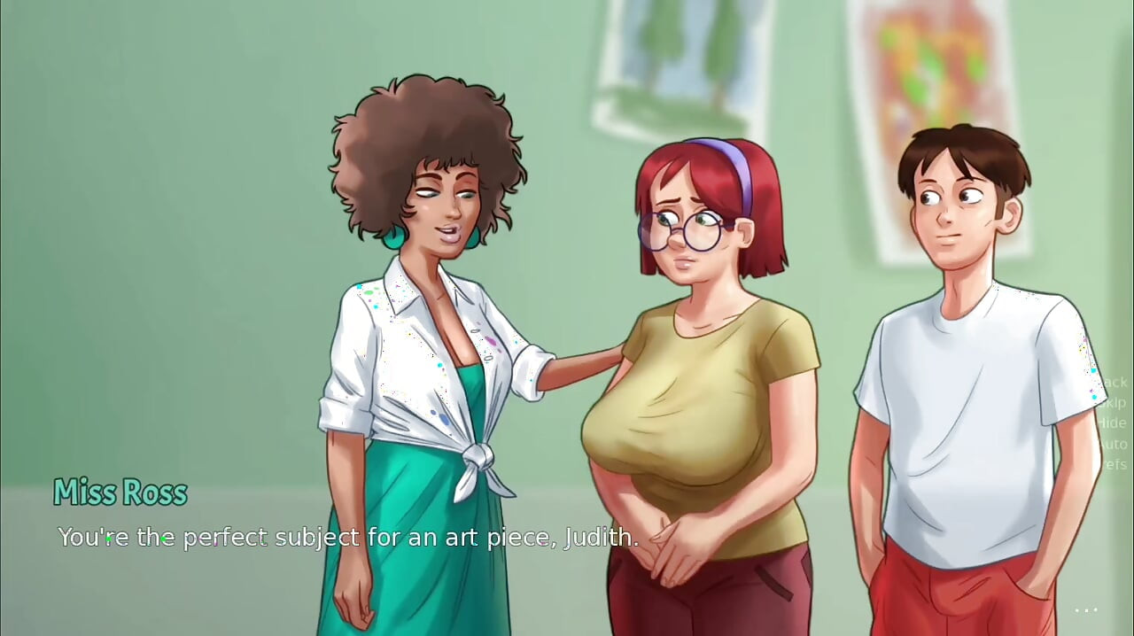 Barbara's erotic art lessons - summer time saga