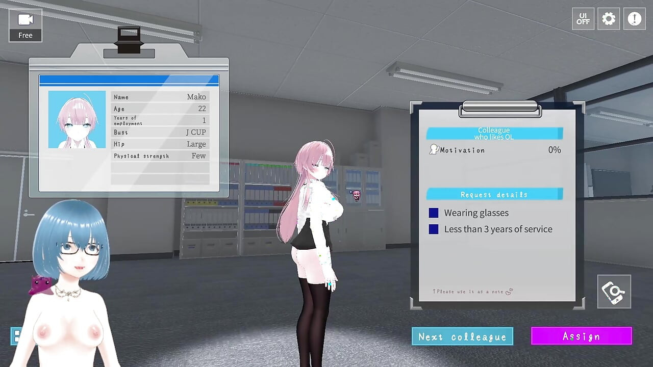 Låt oss börja hantera avdelningen för sexuell lättnad! Demo-spel 1