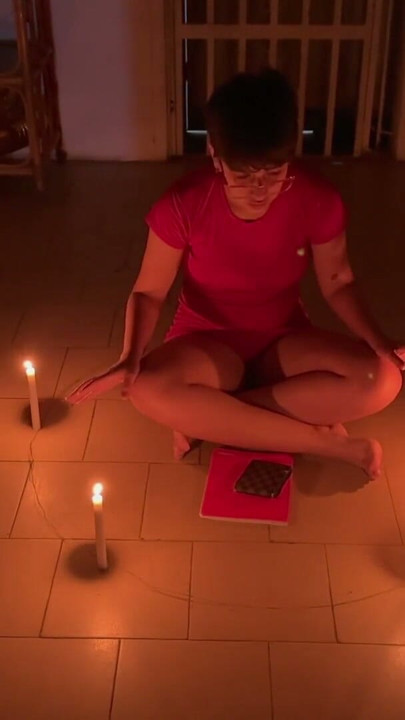 How to summon a spirit - Jasmine's naked adventures | Clip 1