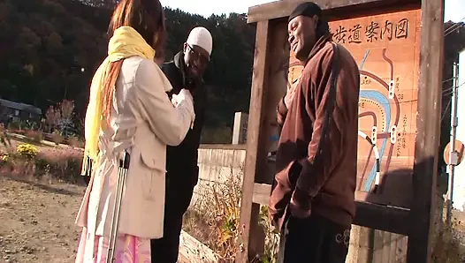 A126G11 A mature woman traveling alone from Tokyo is picked up by two Black men... A mature woman visiting a hot spring inn out of curiosity is penetrated by two extraordinary huge cocks, leading to a 3-PSEX climax!