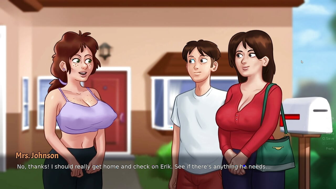 Em gái kế bitch khoe cặp vú to - Summertime Saga phần 6