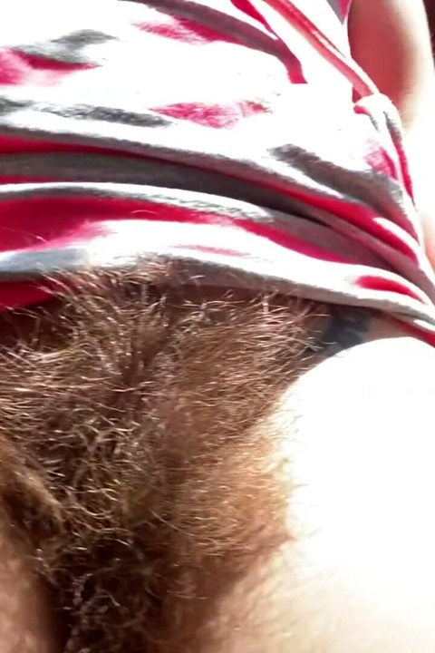 Hairy bush closeup smoking fetish video