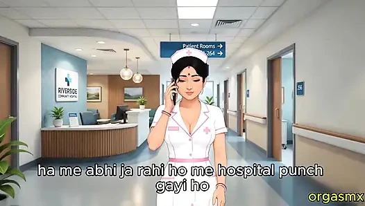 Hintli doktor ve öğretmen hastanede sert seks - desi orta yaşlı seksi kadın
