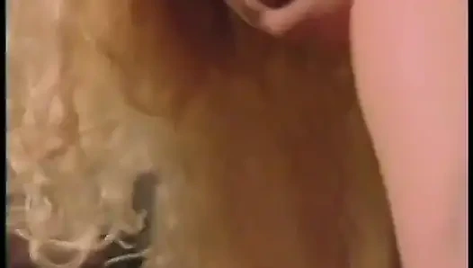 Luxurious Blonde Chick with Great Tits Gets Two Cocks in All Her Holes