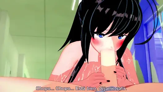 Çok ateşli kız öğrenci erkek arkadaşından tüm dölünü alıyor ve tatmin olana kadar durmuyor - hentai +18