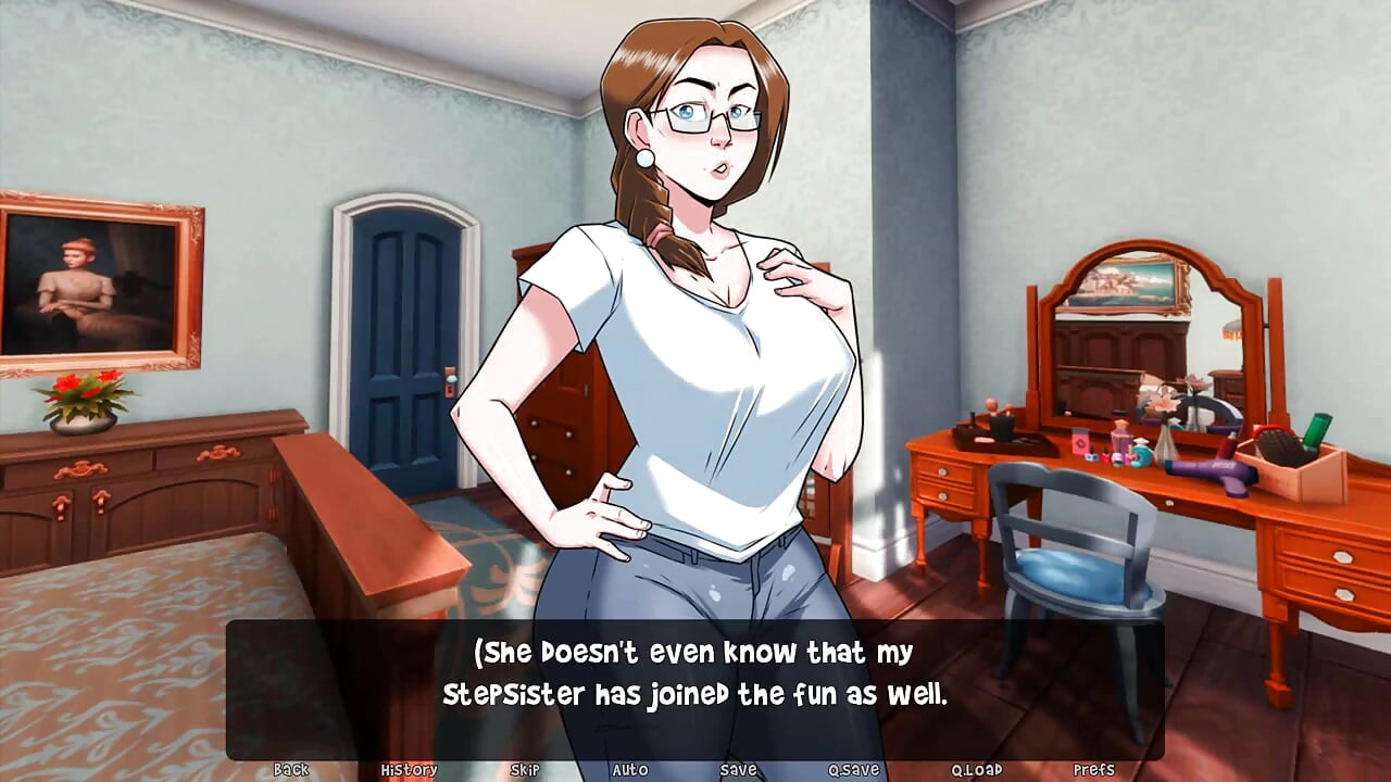 Down of Malice: een geil meisje met een grote kont praat vies terwijl ze een grote pik zuigt ep 37