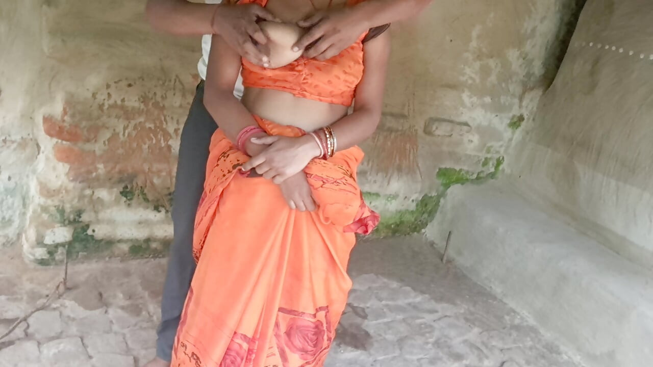 Sonia เมียอินเดียใน saree