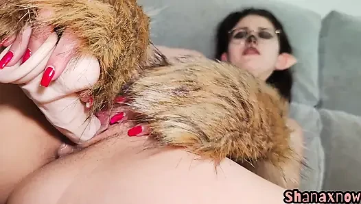 LOVER MOON GF TRANSFORMATION INTO HORNY WEREWOLF SAVAGE GIRL
