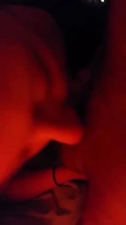 Isha in the red light eaten meat