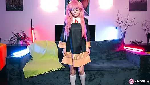 Foxy Cute Anime Slut Rebecca Nikson Gives Herself an Orgasm with a Dildo