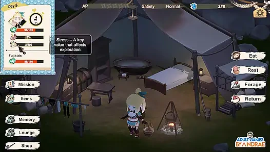 Flee, My Elven Ninja! 3D Gameplay Part 2 – Lizet’s Training and Exploration Begins