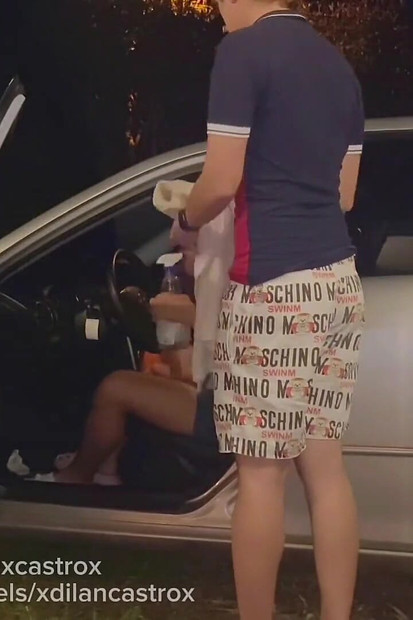 Cruising Straight Guy Fucks Me Bareback in on the Road and Cums Inside Creampie