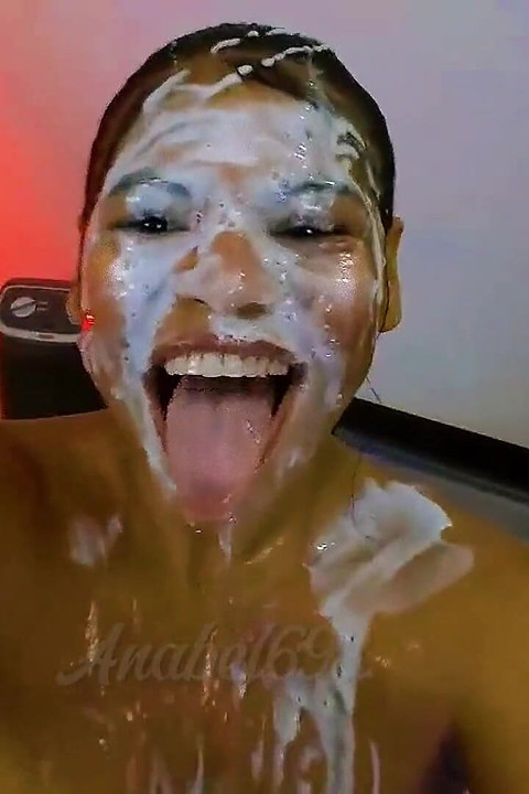 Összeállítás cumshotokból aranyos barnára