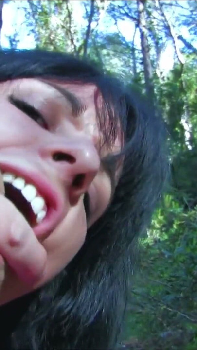 French actress Jordanne Kali's very first porn scene. Assfucked in the woods | Clip 2