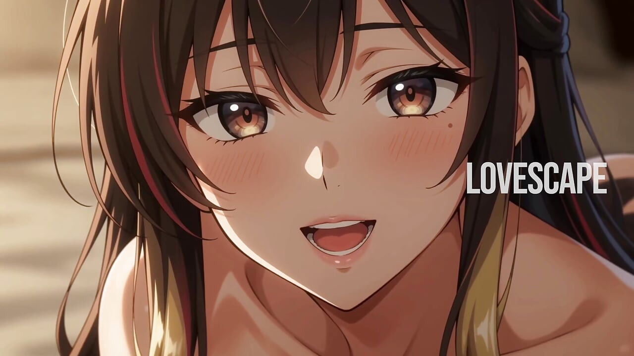 Anime-slet smeekt totdat echte man haar beukt (AI)
