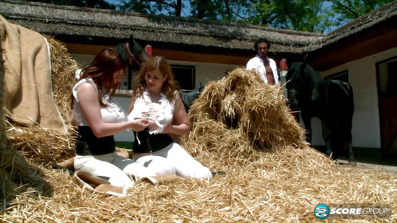 크리스티 마크와 테리 노바 : 헛간에서 4 방향 섹스