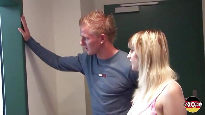 Sweet Blond Babe Knows How to Suck This Huge Dick