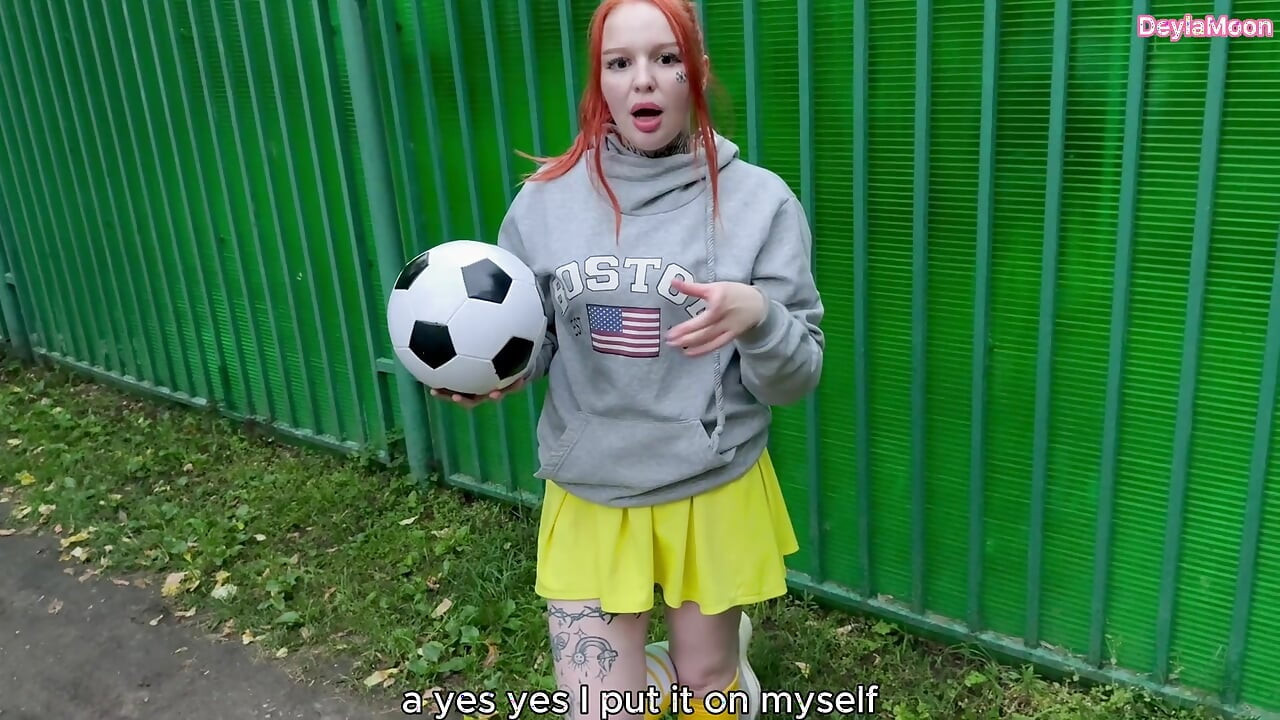 A female soccer player sucked me off in a public place and I came inside her pussy.