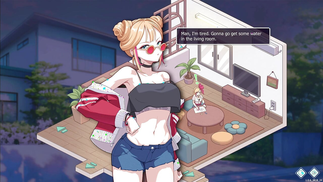 Happy student part 3! Washing machine sex!