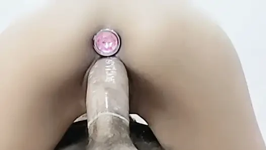 Little Thai: Daddy, I'm riding a huge penis in Mom's room