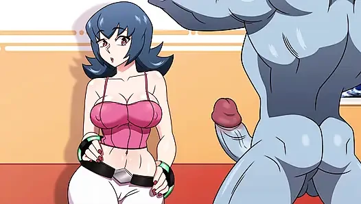 Sabrina asal pokemon dihabisin sama kontol raksasa pria kulit hitam (kartun seks)