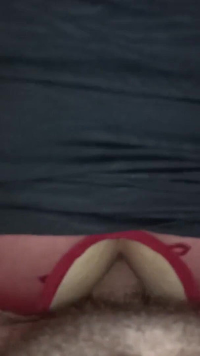 Mature MILF in Red Lingerie & Black Tunic – Big Ass Tease to Anal Creampie | Clip 1