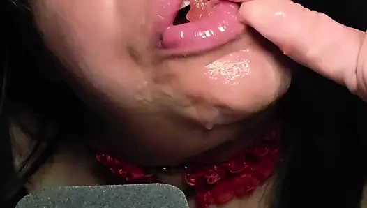 Kırmızı ateşli karpuz asmr