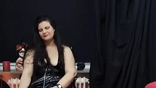 BBW MILF Domina Forces Dumb Slave to Worship Her Sweaty Feet - Foot Fetish Humiliation