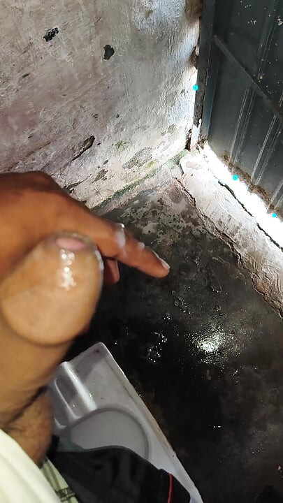 A 22-year-old boy is masturbating with his fist